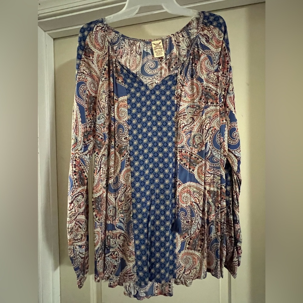 Long sleeve blouse